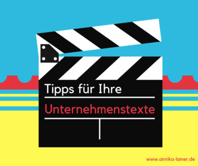 Tipps für Unternehmenstexte