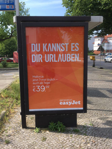 Wortspiel easyjet
