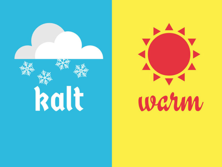 Von kalten und warmen Wörtern